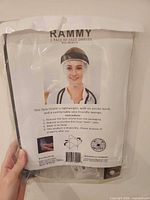 Front of Rammy two-pack face shield packaging