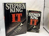 Front covers of both hardcover and paperback editions