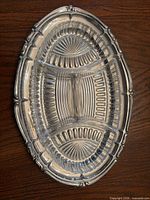 Assembled tray with all glass inserts fitted