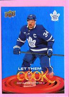 Front of Upper Deck Auston Matthews Let Them Cook card