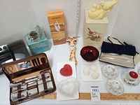 Group shot showing all items together for scale and completeness