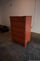 Full front and side view of dresser