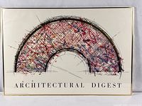 Full framed Architectural Digest Fan II poster