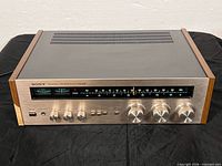 Front view of Sony STR-2800 receiver showing full faceplate, knobs, tuning dial