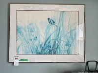 Full view of framed print showing artwork and frame
