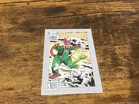 Front view of DC Comics trading card featuring G'nort artwork
