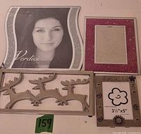 All four picture frames displayed together