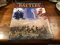 Front cover of Great Canadian Battles book