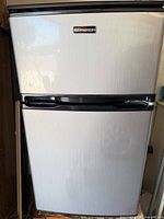 Front view of Emerson compact refrigerator-freezer
