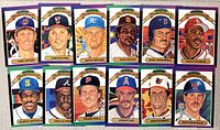 Front view of all 12 cards showing illustrated portraits and player names