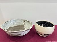 Both bowls side by side on surface