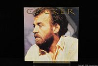 Front cover portrait of Joe Cocker, title "Cocker" visible