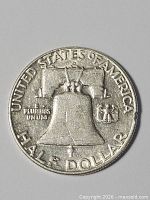 Reverse with Liberty Bell and denomination