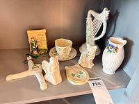 All items grouped on shelf
