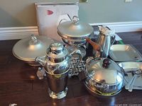 Group view of all serveware and bar items
