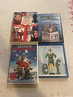 Front covers of four movie cases