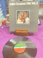 Full view of sleeve front and vinyl record