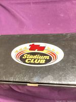 Black Topps Stadium Club box lid