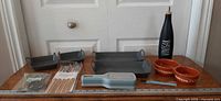 All items laid out for overview