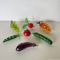 all seven glass miniatures overview