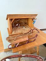 Stable, straw, wiring, angel, sled