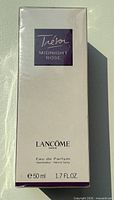 Front view of sealed Lancôme Trésor Midnight Rose eau de parfum box