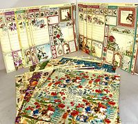 Front designs showing January, February, July and others