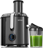 Juicer unit with juice cup attached