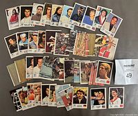 All 45 cards laid out front side visible