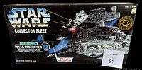 Front of sealed Star Wars Collector Fleet Electronic Star Destroyer box