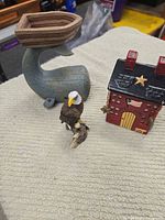 Front view of all three items