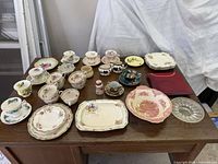 Overhead view showing entire mixed lot on table