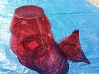 Jar base without lid showing tiered sections