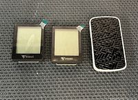 Front view of two DOQAUS monitors and LED loupe