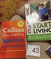 Front covers of both paperback books showing titles and overall condition
