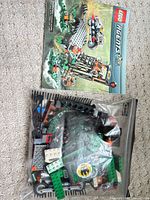 Instruction manual and bagged LEGO parts