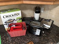 All appliances together on countertop