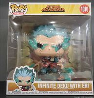 Front of boxed Funko Pop showing figure and labeling