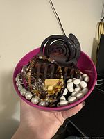 overall view of bowl and contents