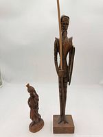 Knight and small figure full view