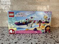 Front of sealed LEGO 10786 box on countertop