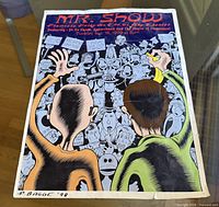 Full view of poster front showing artwork, title, and credited performers