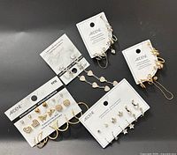 All five Ardene earring sets displayed front view