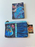 Pouch and notebook front view
