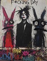 Front view of painting showing full artwork, signature visible