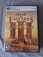 Front of Age of Empires III: The WarChiefs DVD case