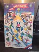 Front view of full plaque-mounted poster