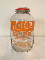 Front view displaying Diversol logo and text