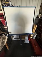 Full view of DA-LITE tripod projection screen