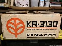 Kenwood KR-3130 factory box showing model and branding